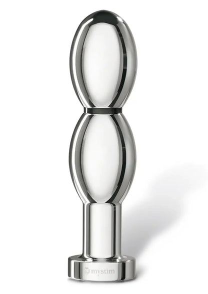 Beste vandaag nog: Oh - Thello Oval Plug by MyStim - bij Happytoys Sexshop: online sex shop for Feeling Happy & Easy 😊 - Default Title - 33519 - SILVER