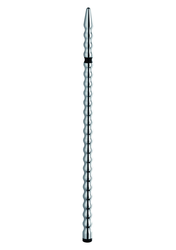 Beste vandaag nog: Tickleberry Finn Ribbed Sound urethra Penis Plug by MyStim - bij Happytoys Sexshop: online sex shop for Feeling Happy & Easy 😊 - Default Title - 33529 - SILVER