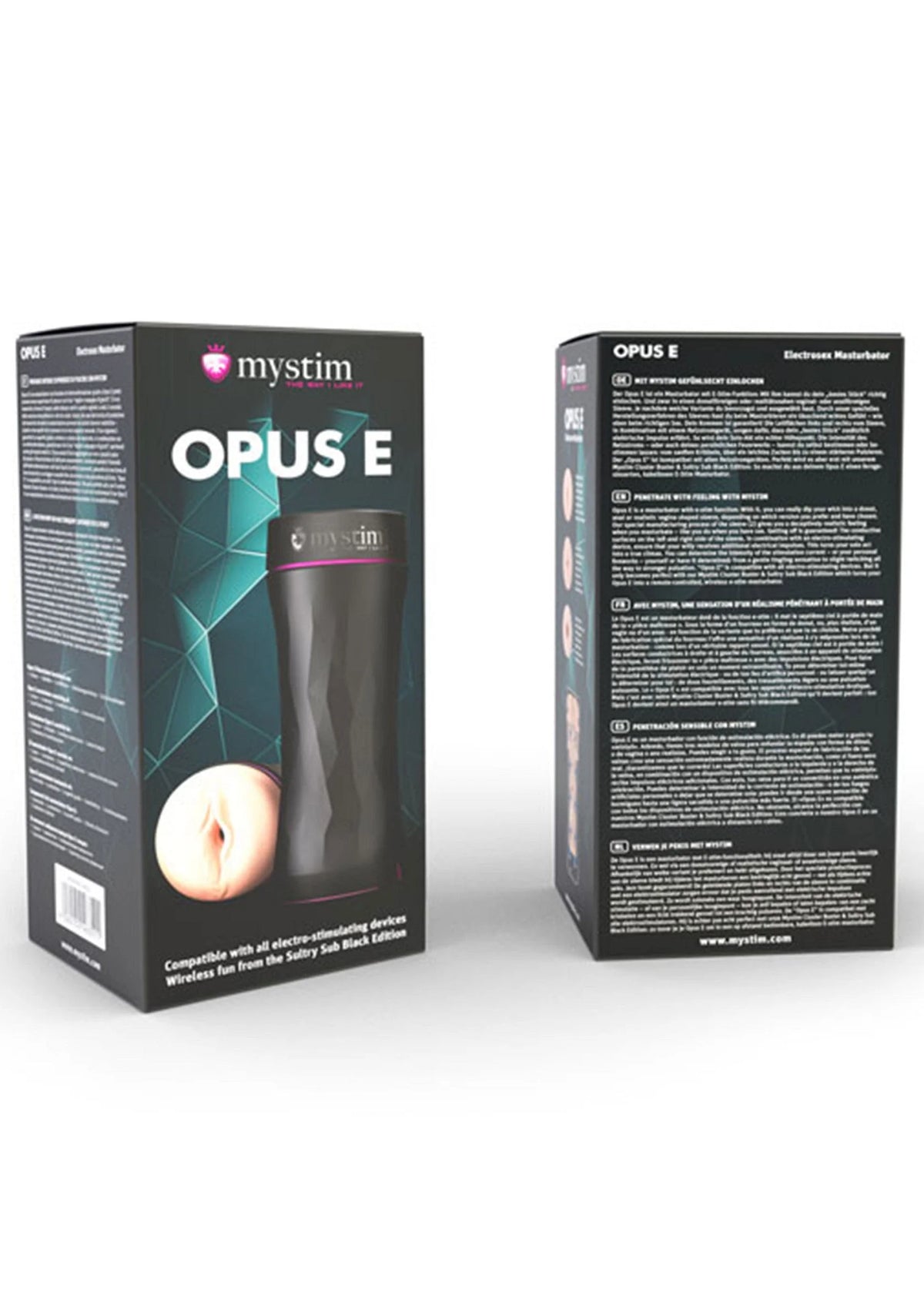 Beste vandaag nog: Opus E Masturbator Vagina Stroker by MyStim - bij Happytoys