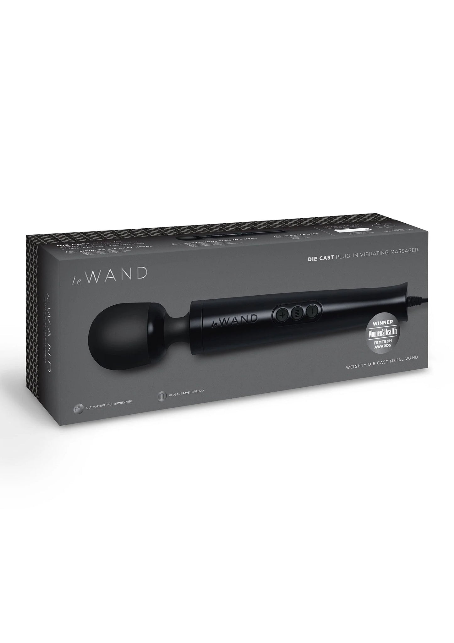 Beste vandaag nog: Le Wand Die Cast Plug - In Vibrating Massager - bij Happytoys Sexshop: Toys for Feeling Happy & Easy 😊
