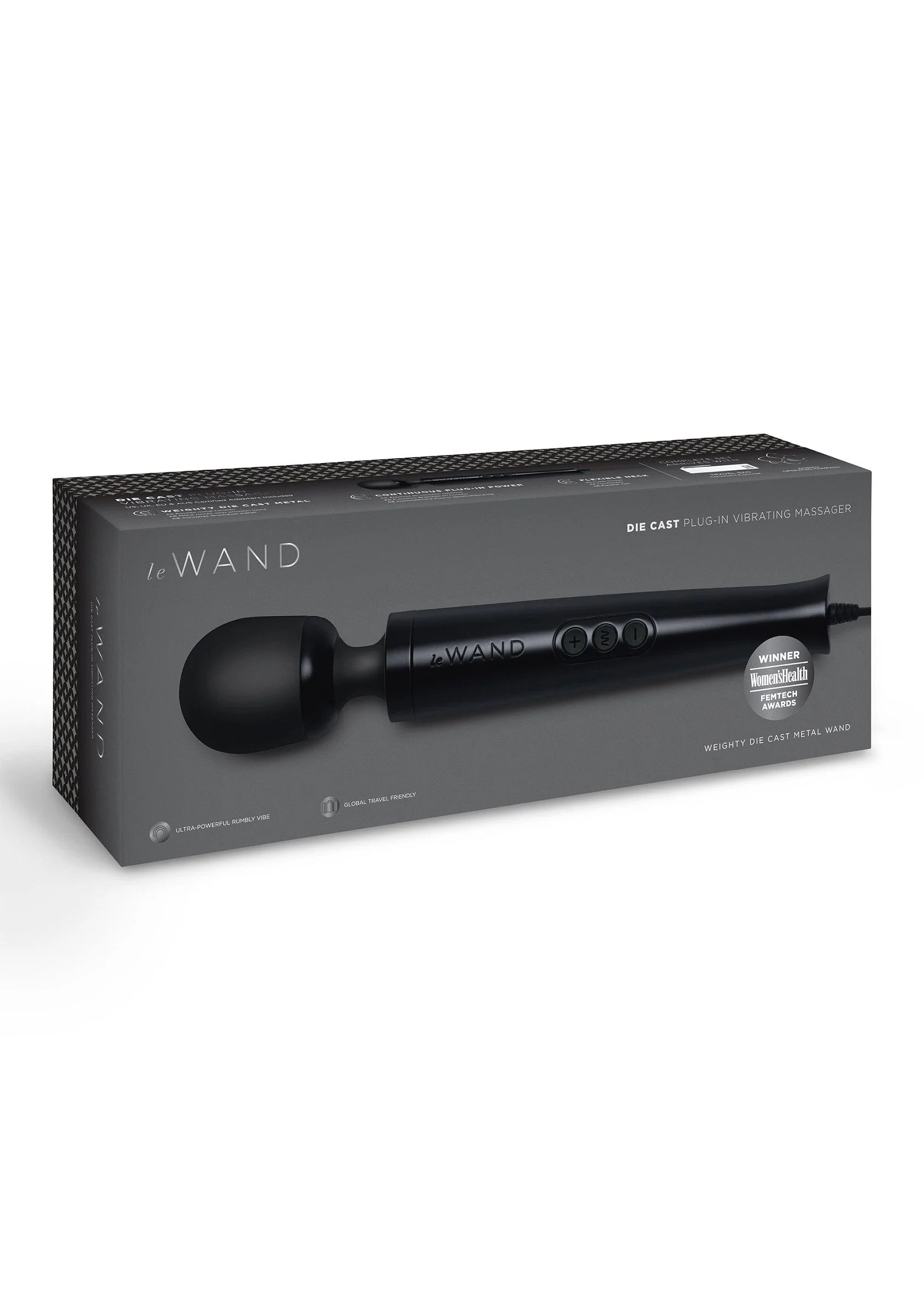 Beste vandaag nog: Le Wand Die Cast Plug - In Vibrating Massager - bij Happytoys Sexshop: Toys for Feeling Happy & Easy 😊