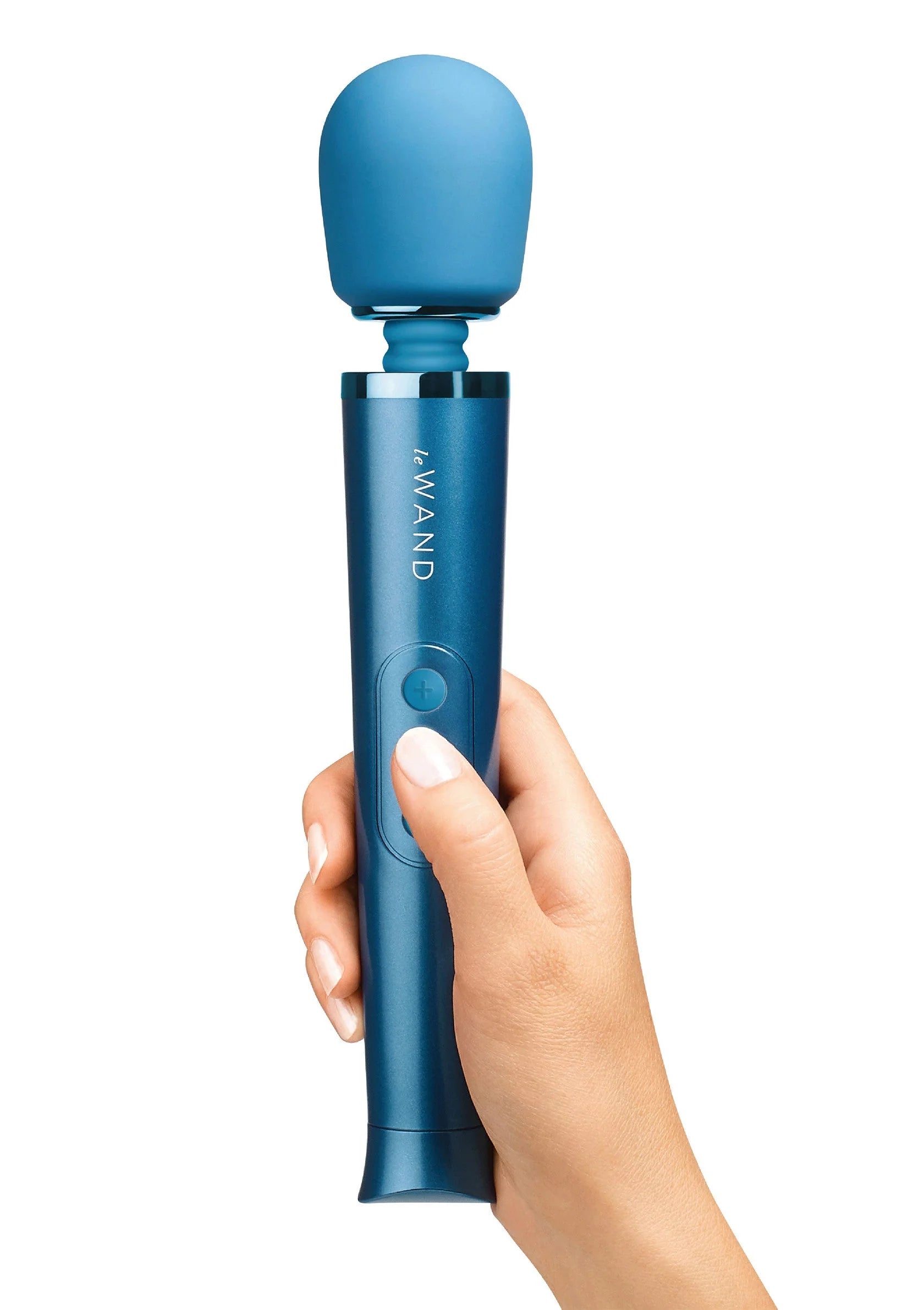 Beste vandaag nog: Petite Rechargeable Wand Vibrator by Le Wand - bij Happytoys Sexshop: Toys for Feeling Happy & Easy 😊 - Blauw - 35321 - BLUE