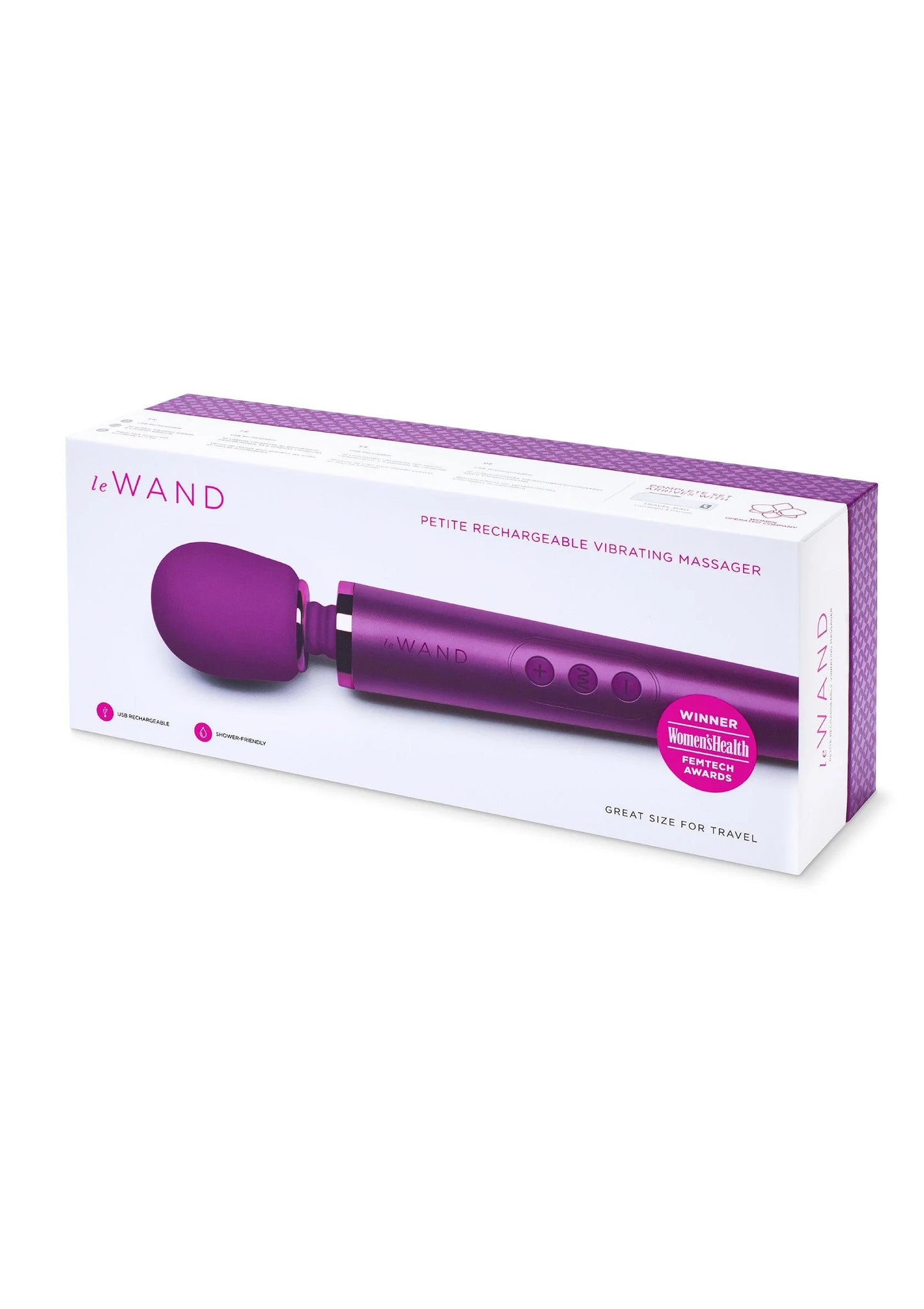 Beste vandaag nog: Petite Rechargeable Wand Vibrator by Le Wand - bij Happytoys Sexshop: Toys for Feeling Happy & Easy 😊