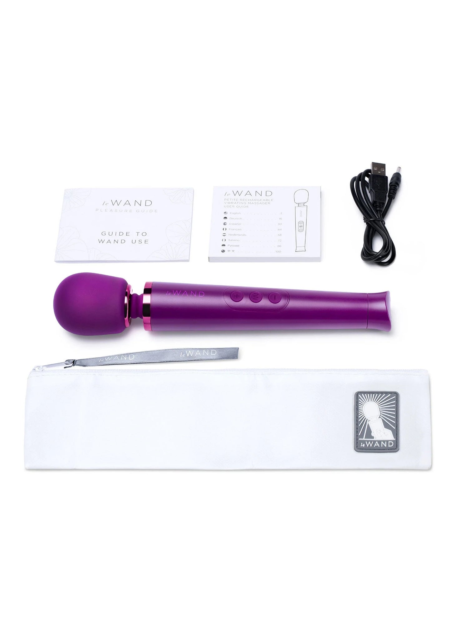 Beste vandaag nog: Petite Rechargeable Wand Vibrator by Le Wand - bij Happytoys Sexshop: Toys for Feeling Happy & Easy 😊