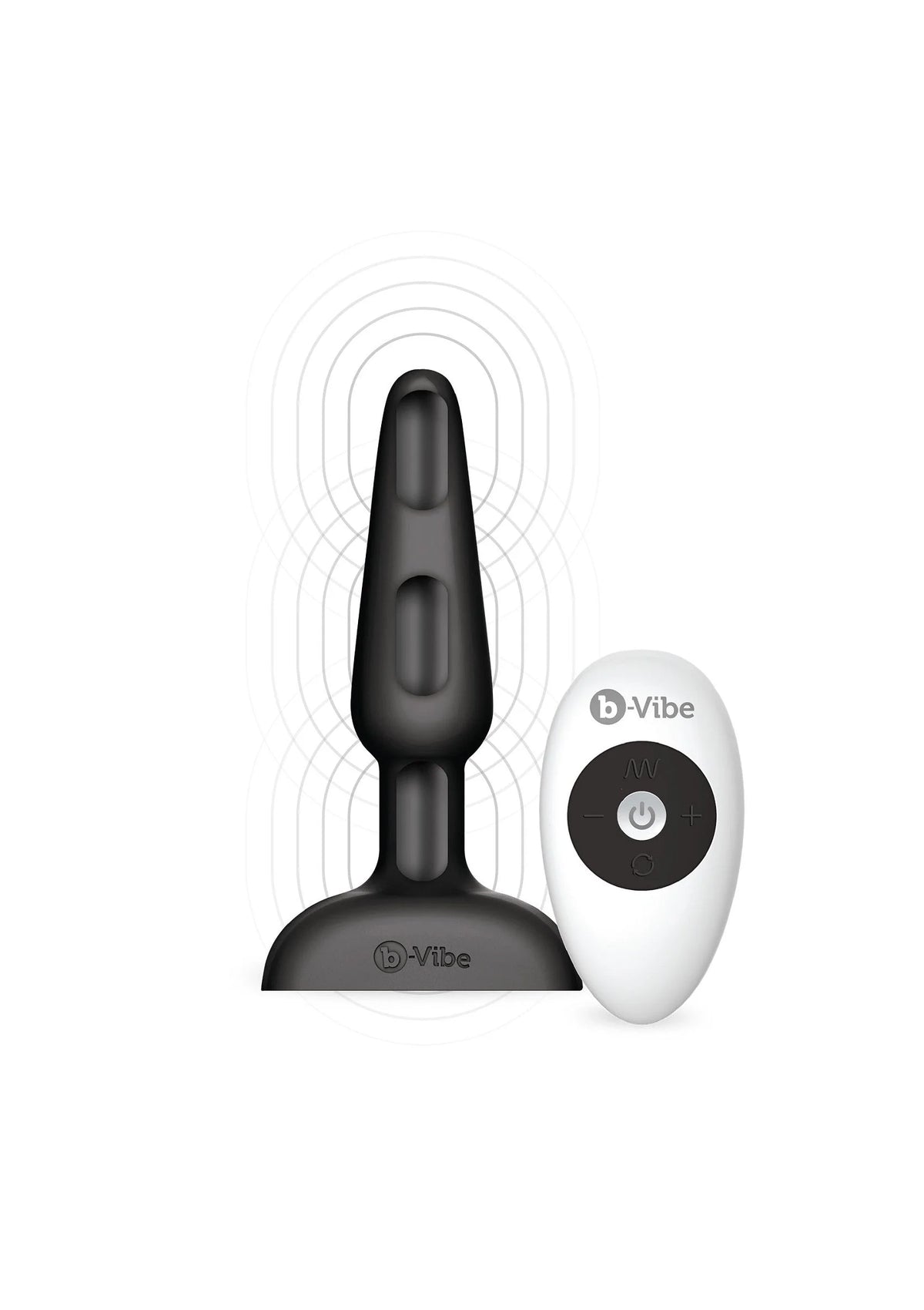 Anale plug met afstandsbediening en trillingseffecten