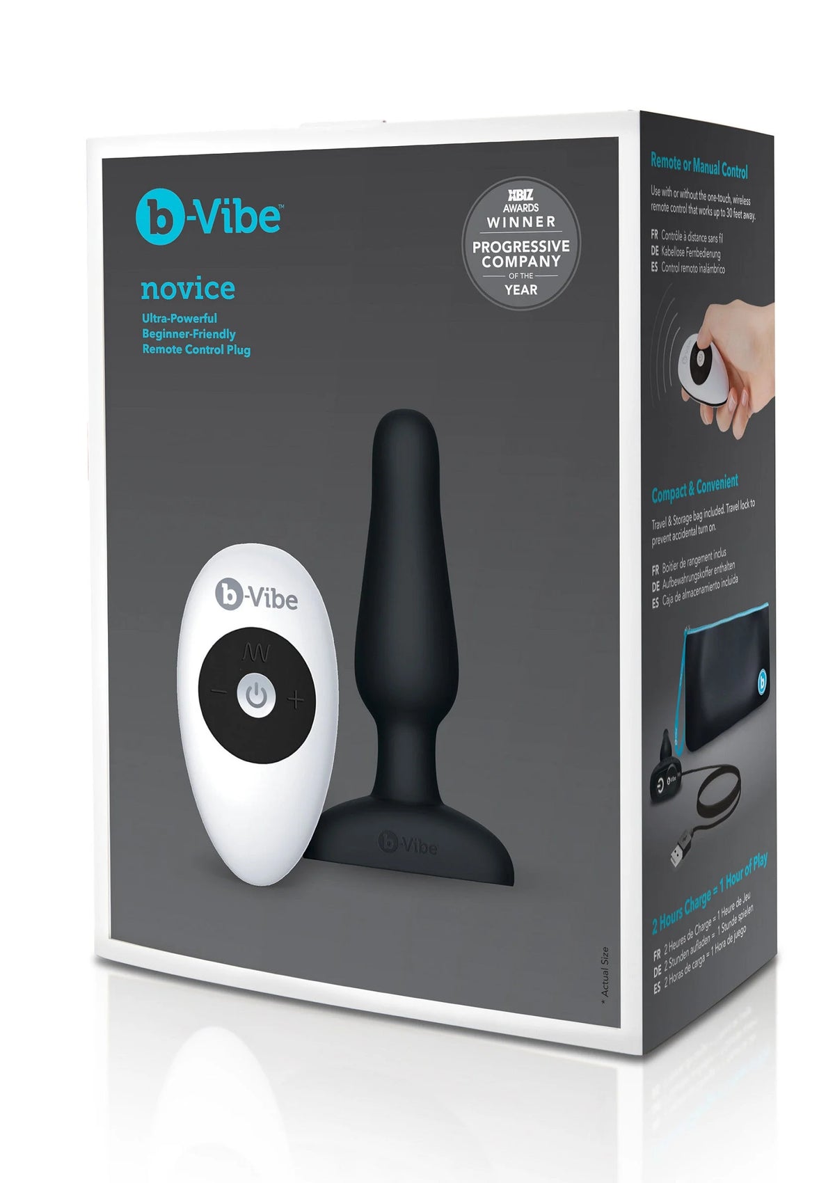 Beste vandaag nog: B - Vibe Novice Plug by B - Vibe - bij Happytoys Sexshop: Toys for Feeling Happy & Easy 😊