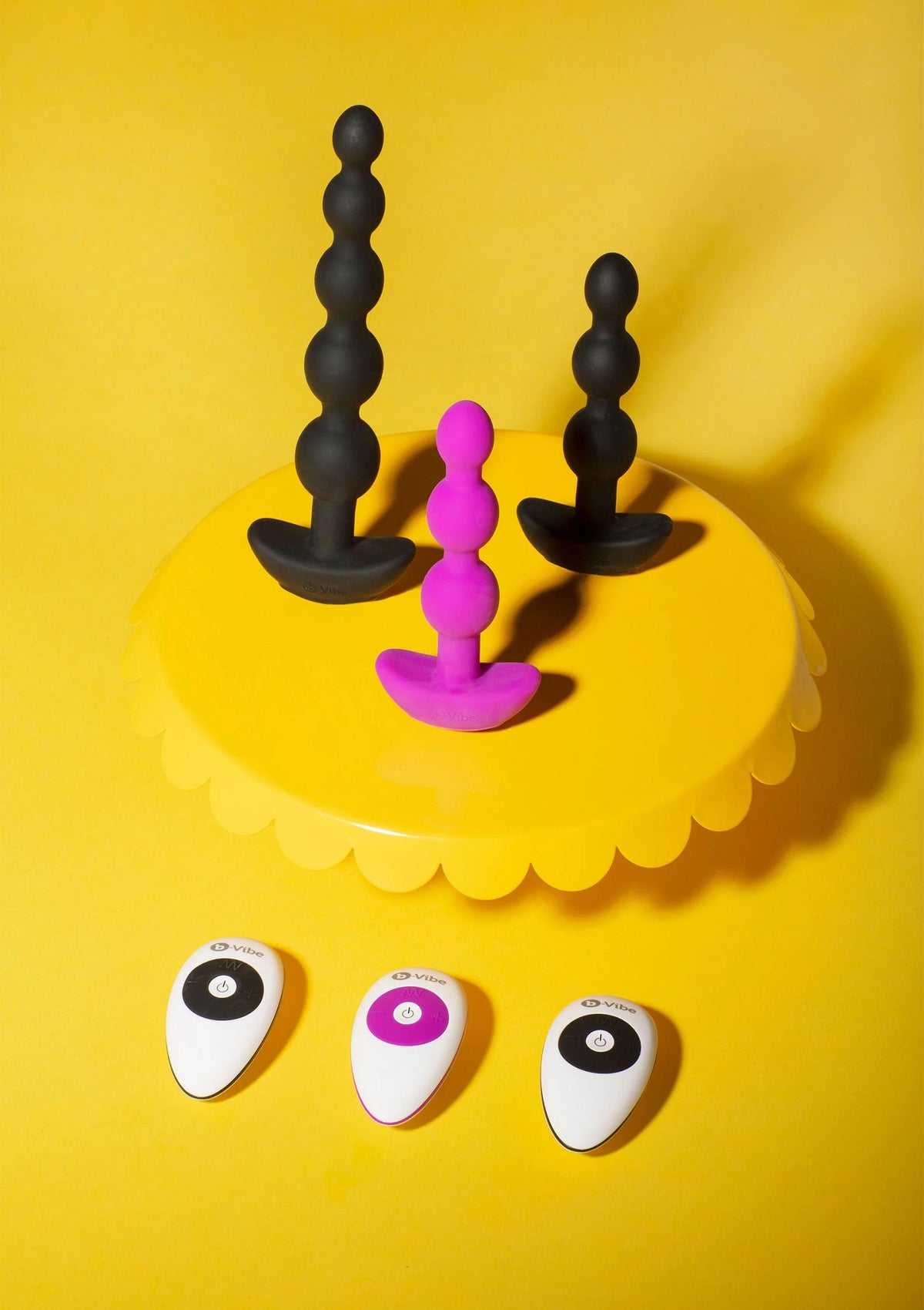 Beste vandaag nog: Triplet Anal Beads by B - Vibe - bij Happytoys