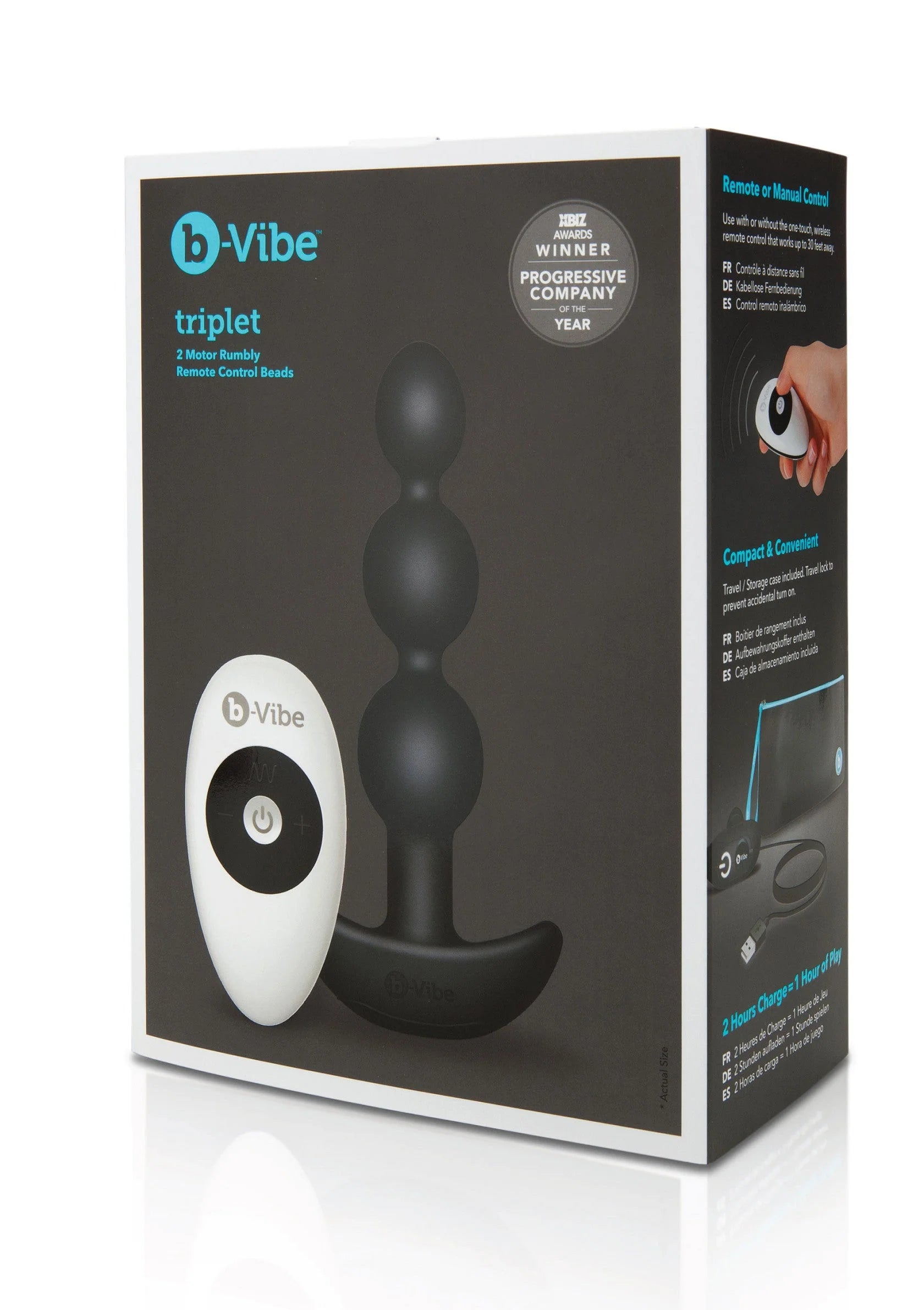 Beste vandaag nog: Triplet Anal Beads by B - Vibe - bij Happytoys