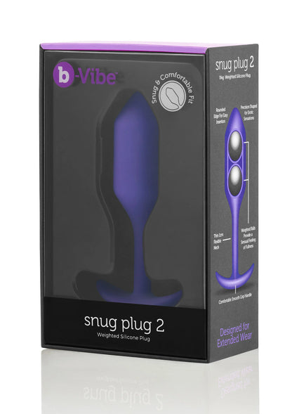 Beste vandaag nog: B - Vibe Snug Plug 2 by B - Vibe - bij Happytoys Sexshop: online sex shop for Feeling Happy & Easy 😊