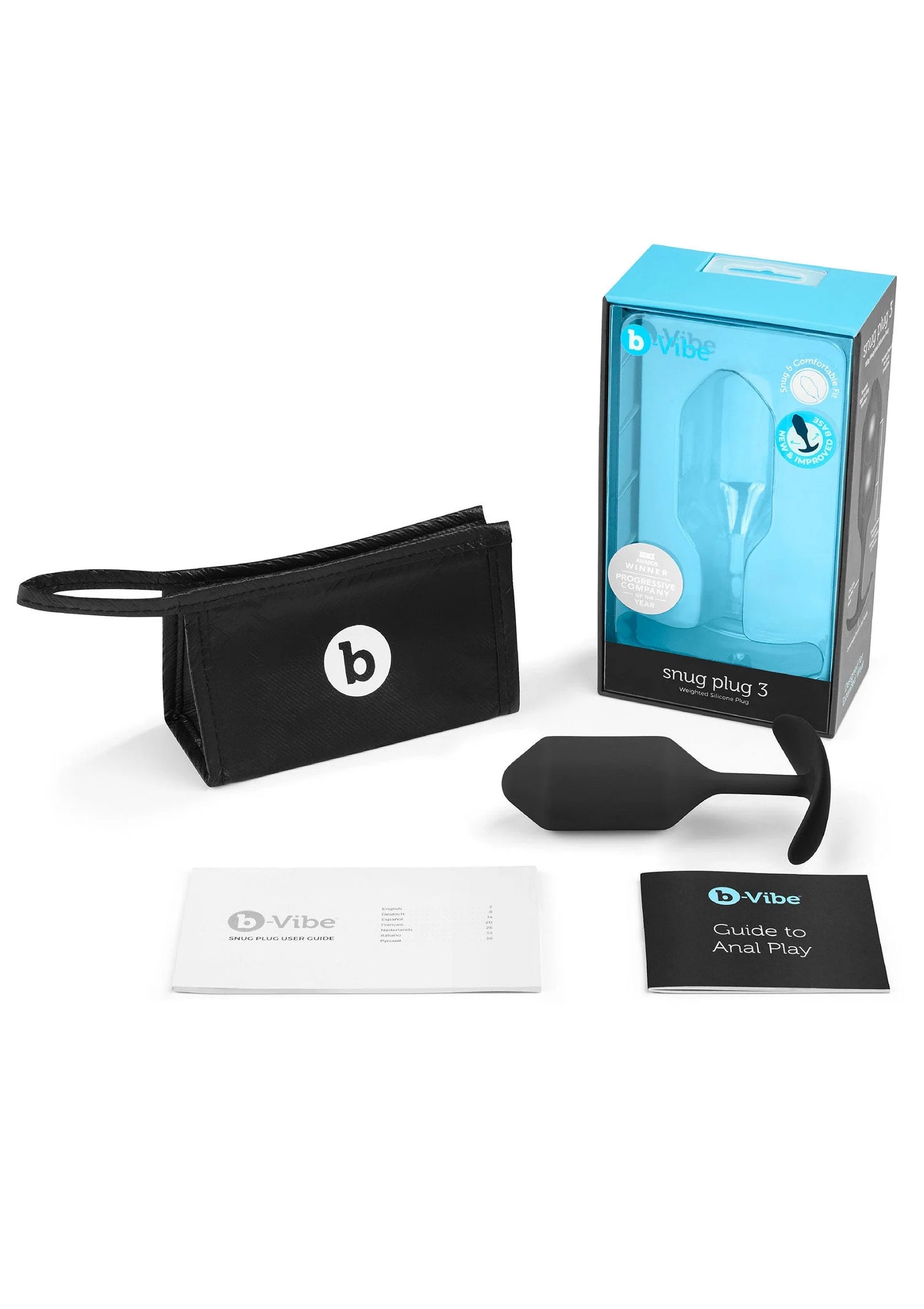 Bestel: B - Vibe Snug Plug 3 - bij Happytoys: de erotische sex webshop | liever Happy dan Easy ⭐⭐⭐⭐⭐