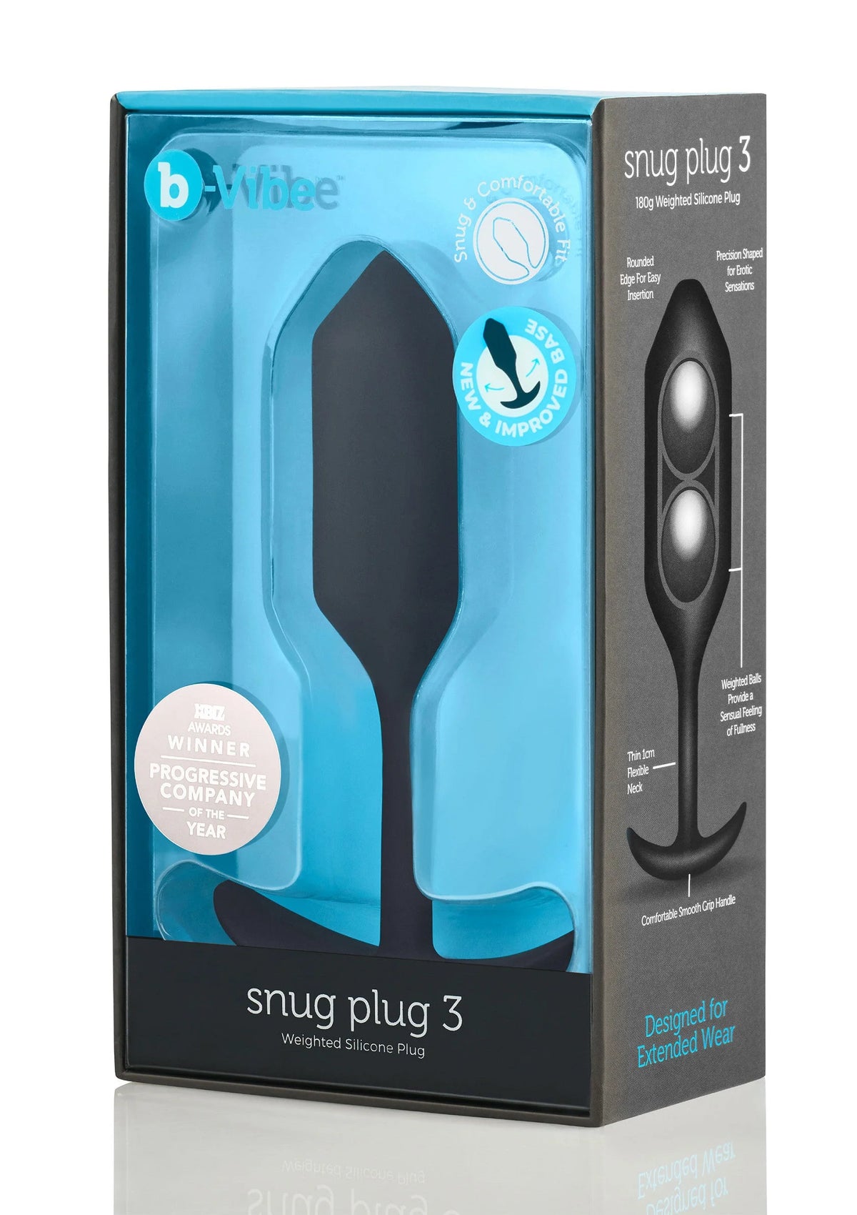 Bestel: B - Vibe Snug Plug 3 - bij Happytoys: de erotische sex webshop | liever Happy dan Easy ⭐⭐⭐⭐⭐
