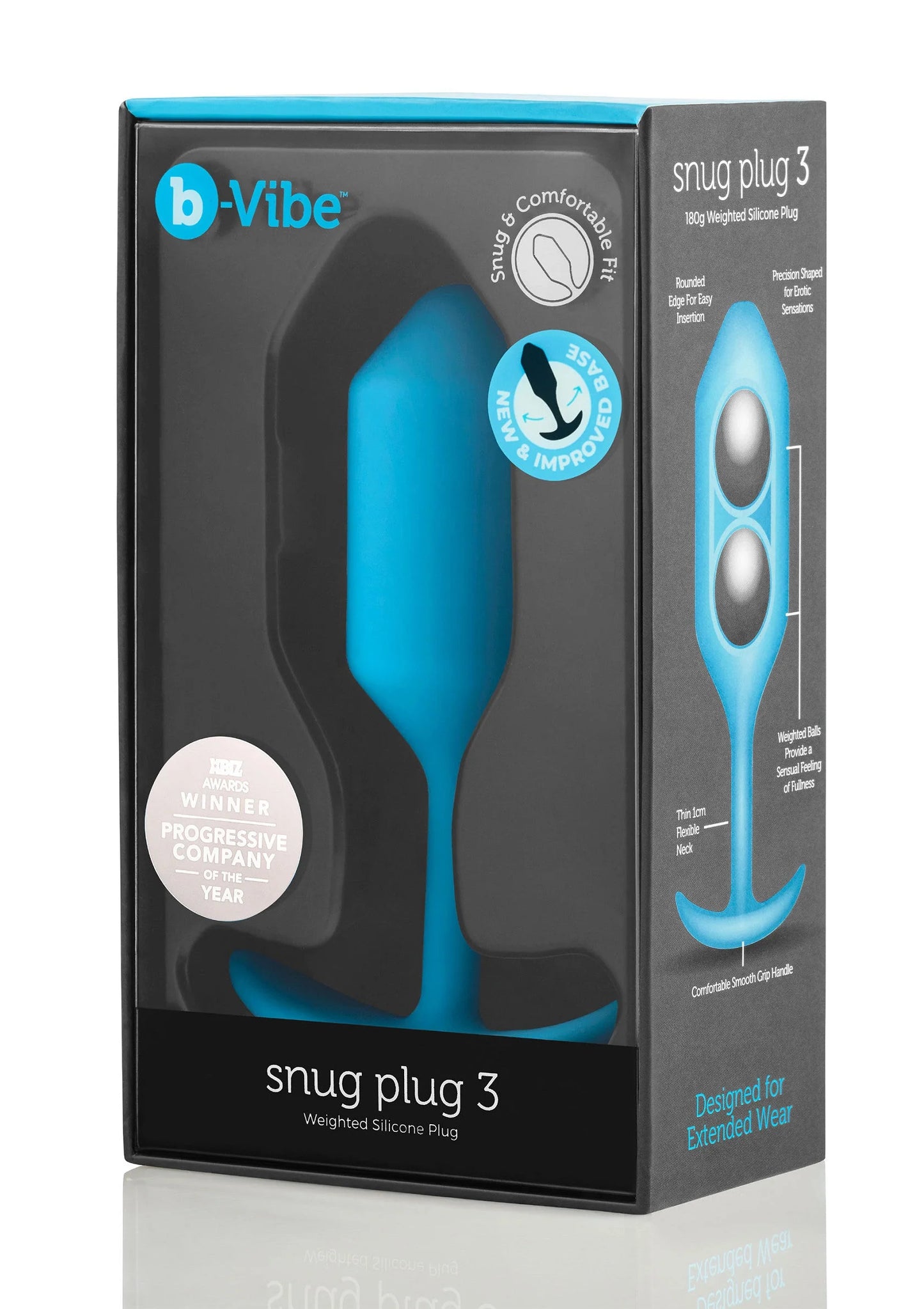 Bestel: B - Vibe Snug Plug 3 - bij Happytoys: de erotische sex webshop | liever Happy dan Easy ⭐⭐⭐⭐⭐