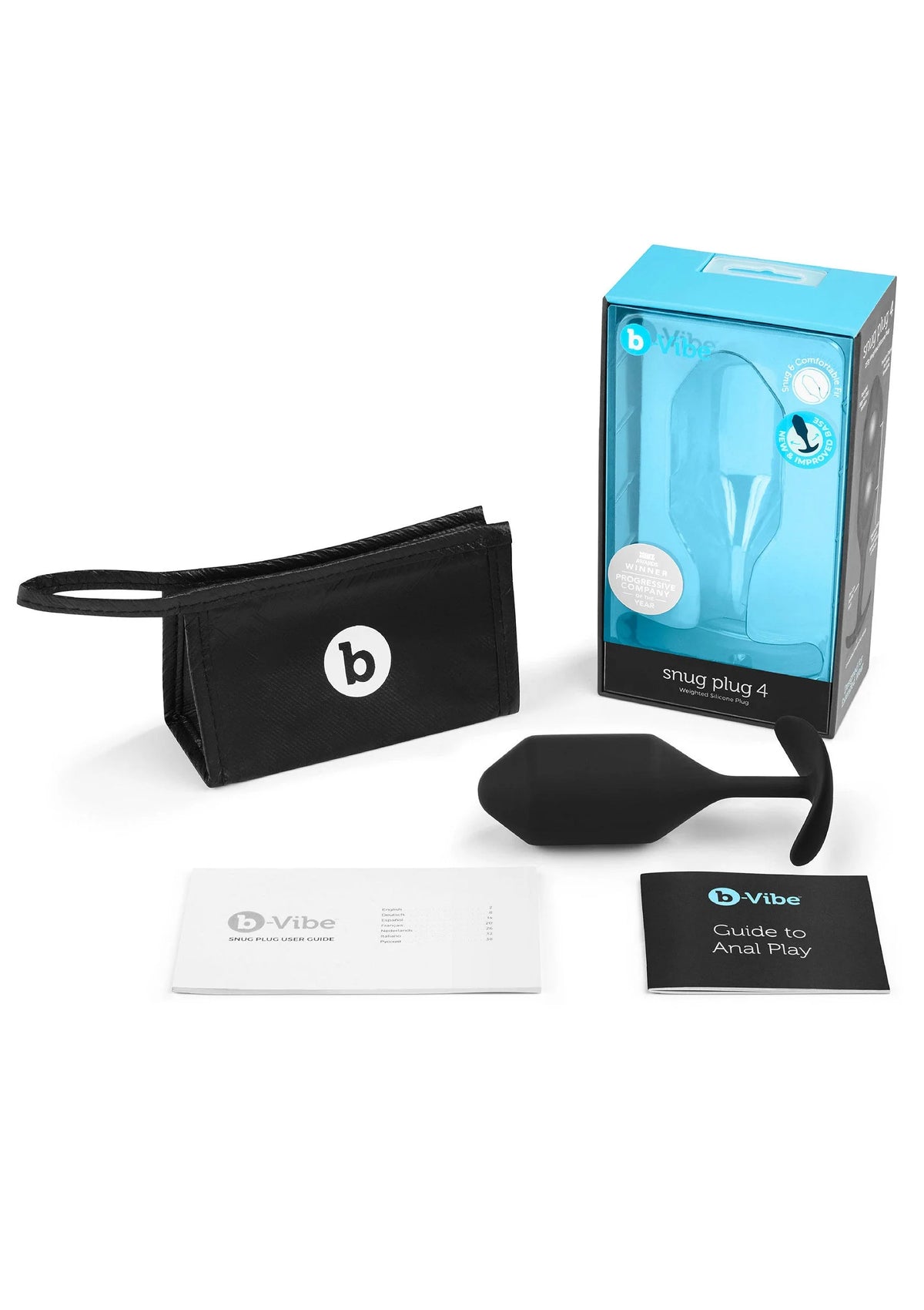 Beste vandaag nog: B - Vibe Snug Plug Butplug 4 by B - Vibe - bij Happytoys Sexshop: online sex shop for Feeling Happy & Easy 😊