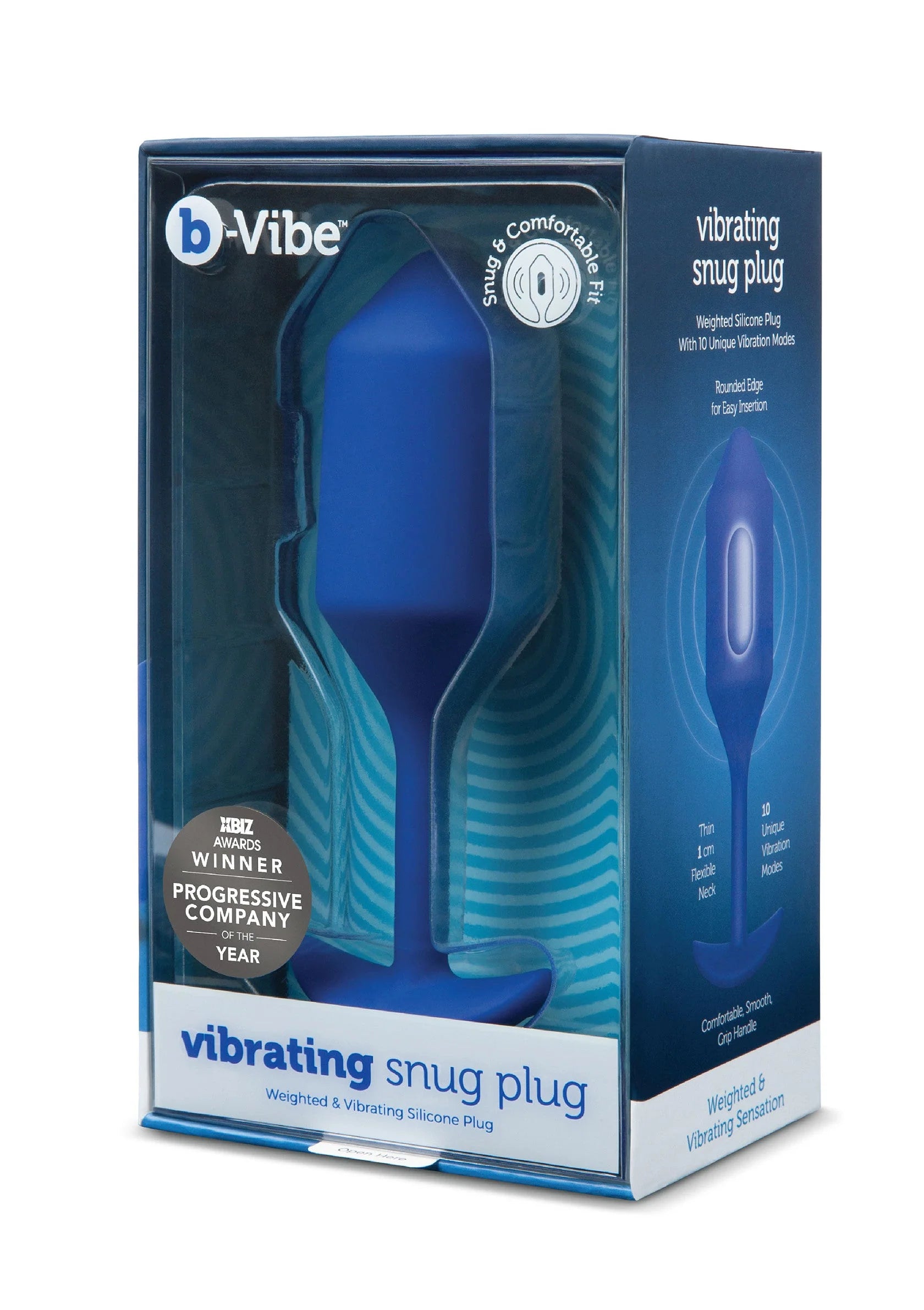Bestel: Vibrating Snug Plug 4 by B - Vibe - bij Happytoys: de erotische sex webshop | liever Happy dan Easy ⭐⭐⭐⭐⭐