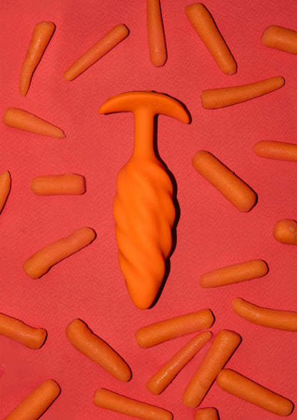 Beste vandaag nog: Swirl Texture Plug by B - Vibe - bij Happytoys