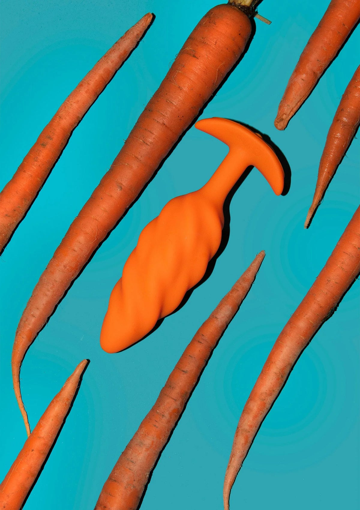Beste vandaag nog: Swirl Texture Plug by B - Vibe - bij Happytoys
