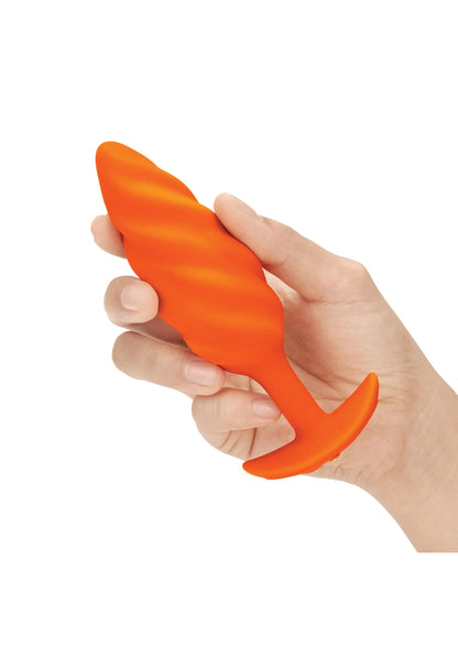 Beste vandaag nog: Swirl Texture Plug by B - Vibe - bij Happytoys