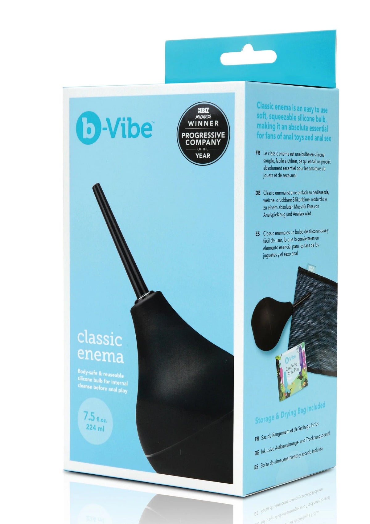 Beste vandaag nog: Classic Enema Anaal douche by B - Vibe - bij Happytoys