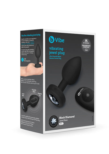 Beste vandaag nog: Vibrating Jewel Plug M/L by B - Vibe - bij Happytoys