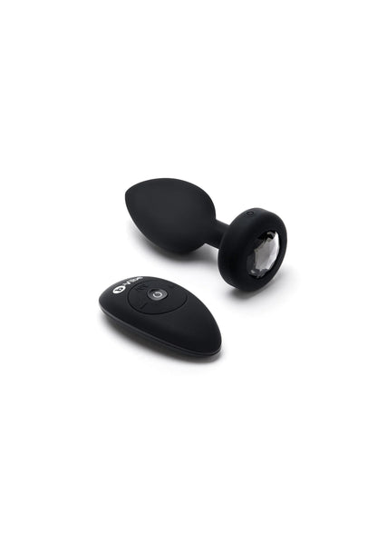 Beste vandaag nog: Vibrating Jewel Plug M/L by B - Vibe - bij Happytoys