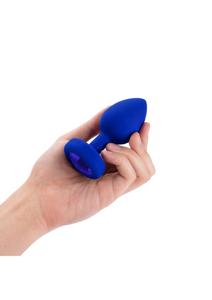 Beste vandaag nog: Vibrating Jewel Plug L/XL by B - Vibe - bij Happytoys