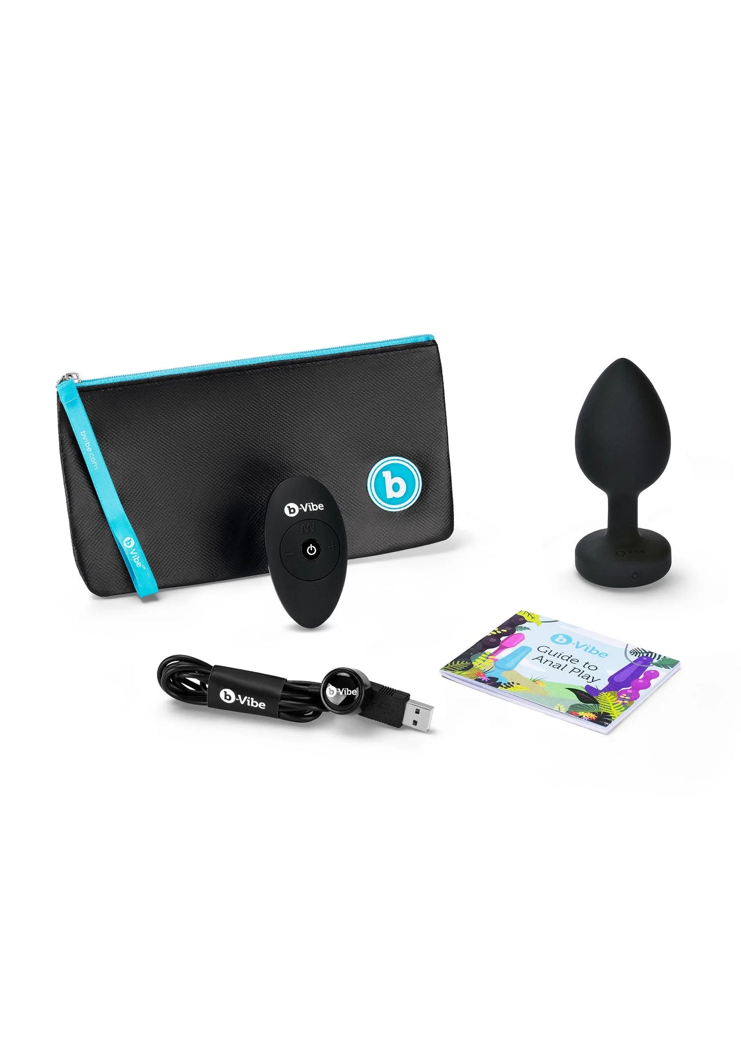 Beste vandaag nog: Vibrating Jewel Plug XXL by B - Vibe - bij Happytoys