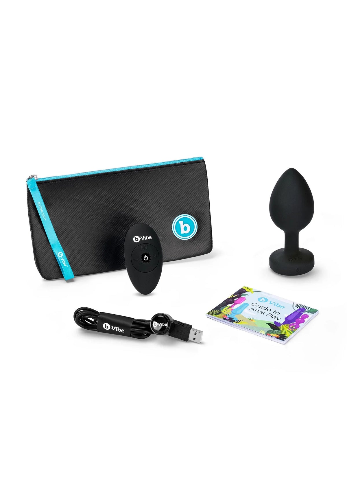 Beste vandaag nog: Vibrating Jewel Plug XXL by B - Vibe - bij Happytoys
