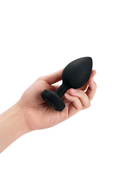 Beste vandaag nog: Vibrating Jewel Plug XXL by B - Vibe - bij Happytoys