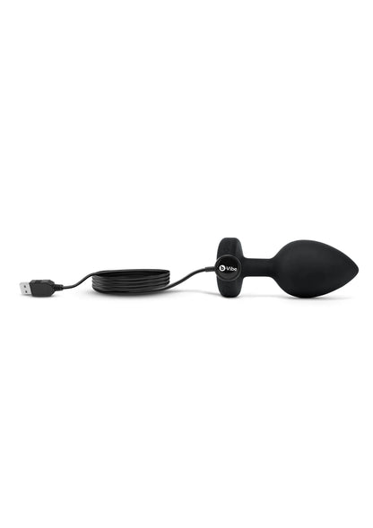 Beste vandaag nog: Vibrating Jewel Plug XXL by B - Vibe - bij Happytoys