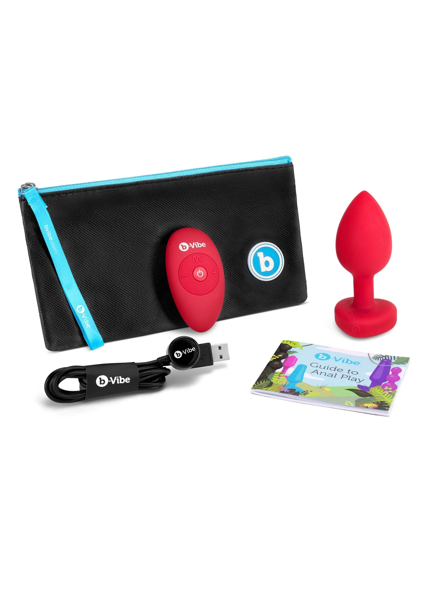 Beste vandaag nog: Vibrating Heart Plug M/L by B - Vibe - bij Happytoys