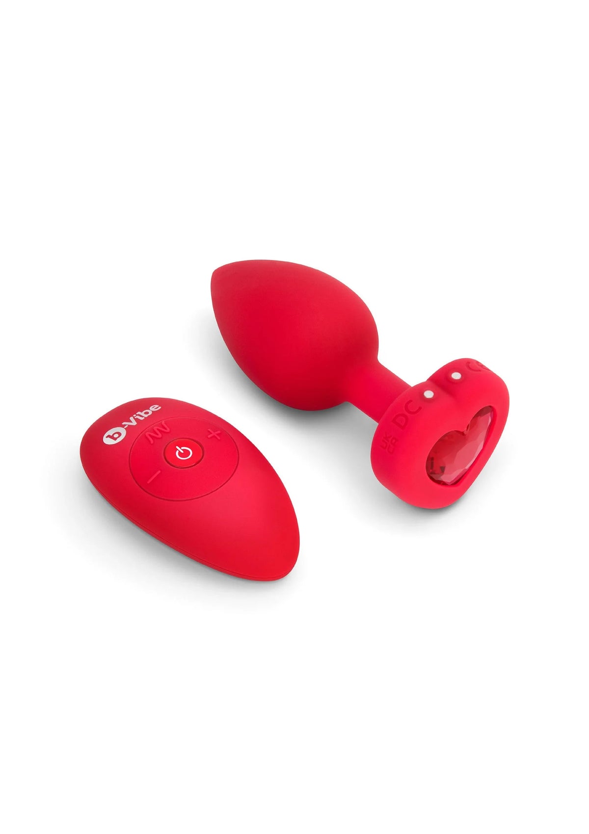 Beste vandaag nog: Vibrating Heart Plug M/L by B - Vibe - bij Happytoys