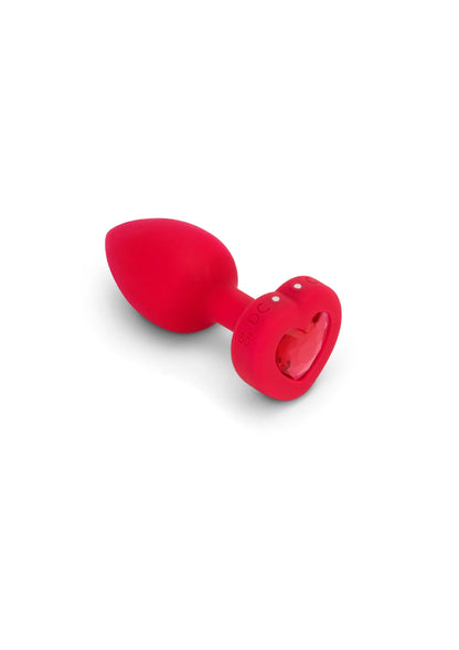 Beste vandaag nog: Vibrating Heart Plug M/L by B - Vibe - bij Happytoys