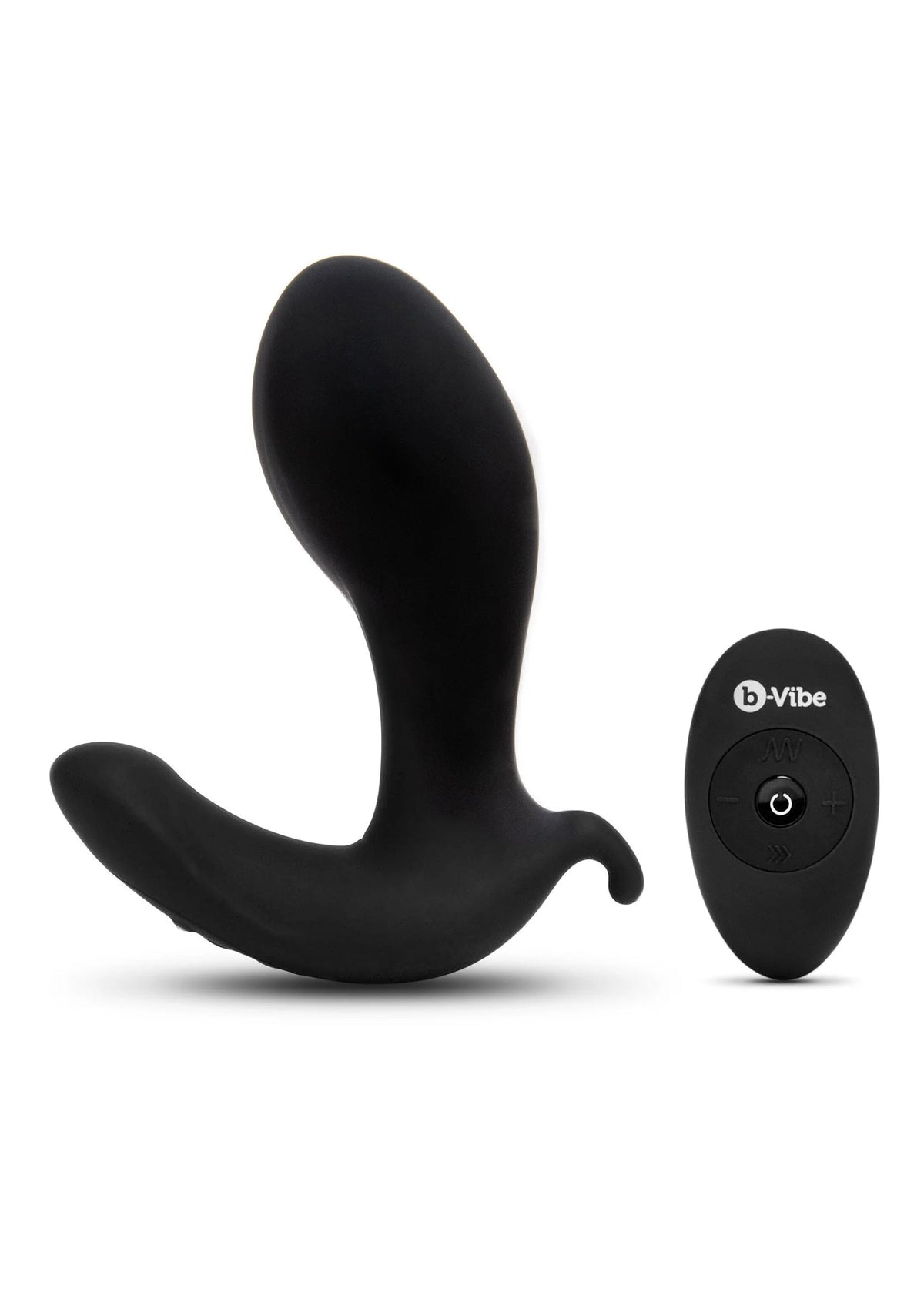 Zwarte anale plug met bijpassende draadloze afstandsbediening (bVibe).