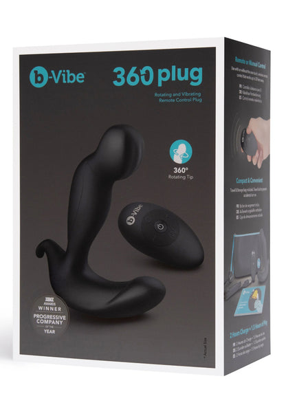 Verpakkingsdoos van 360 plug van B-Vibe met 360° roterende tip afbeelding