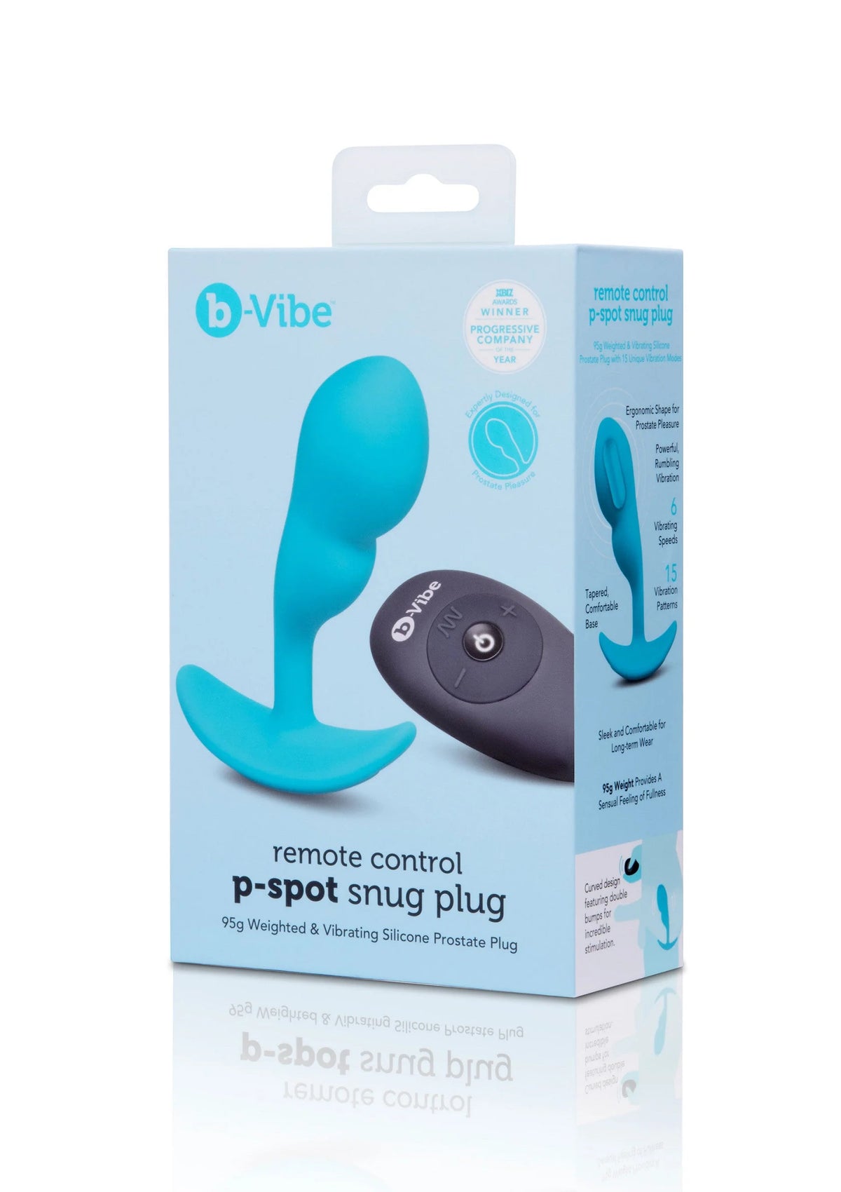 Beste vandaag nog: Remote Control P - Spot Snug Plug 95g by B - Vibe - bij Happytoys Sexshop: Toys for Feeling Happy & Easy 😊