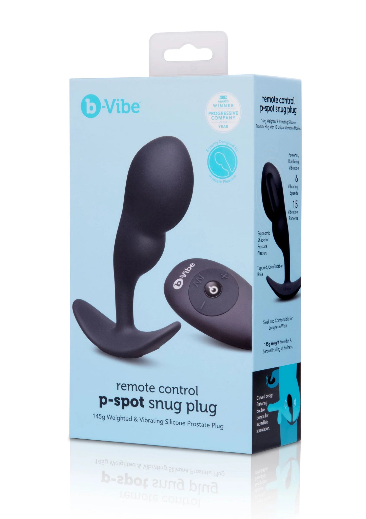 Beste vandaag nog: Remote Control P - Spot Snug Plug 145g by B - Vibe - bij Happytoys Sexshop: Toys for Feeling Happy & Easy 😊
