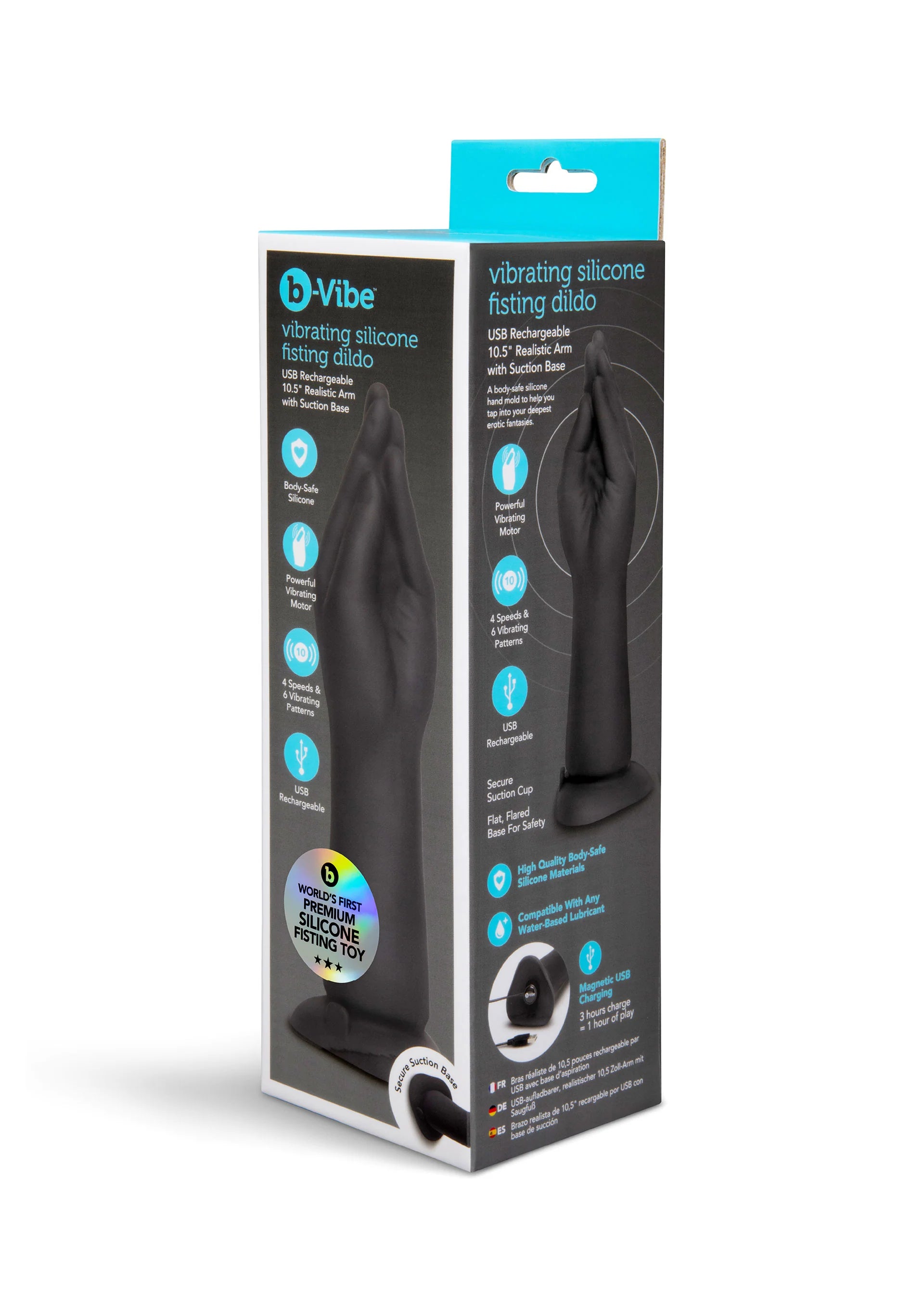 Beste vandaag nog: Vibrating Silicone Fisting Dildo by B - Vibe - bij Happytoys Sexshop: online sex shop for Feeling Happy & Easy 😊