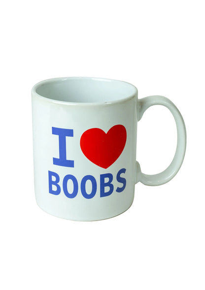 Bestel: I Love Boobs Mug by Spencer & Fleetwood - bij Happytoys: de erotische sex webshop | liever Happy dan Easy ⭐⭐⭐⭐⭐ - Default Title - 37051 - WHITE