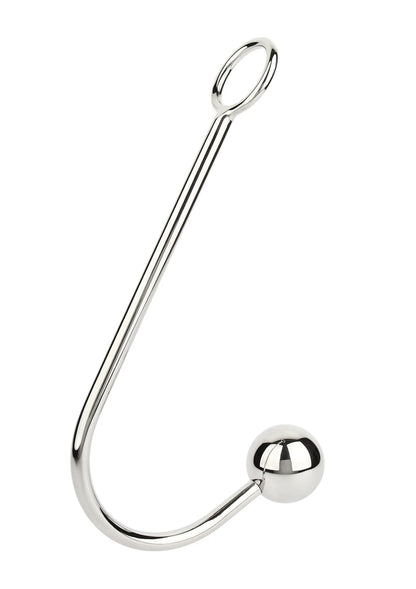 Bondage-haak met 50 mm bol van Mr. Steel, glanzende U-haak met ring