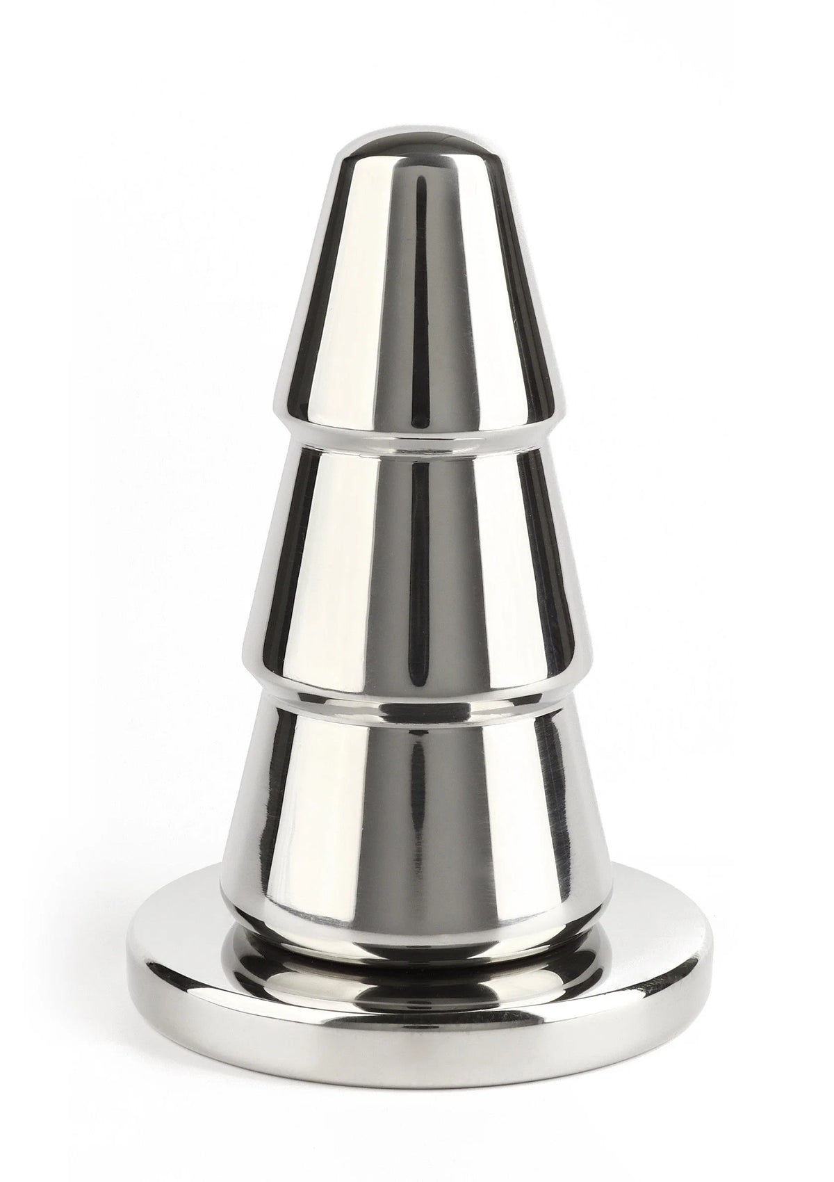 Beste vandaag nog: Mr. Steel Advanced Cone Butt Plug - bij Happytoys Sexshop: Toys for Feeling Happy & Easy 😊 - Default Title - 38152 - SILVER