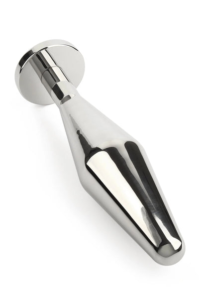 RVS billenplug, cilindrische schacht met conische top, glanzende afwerking