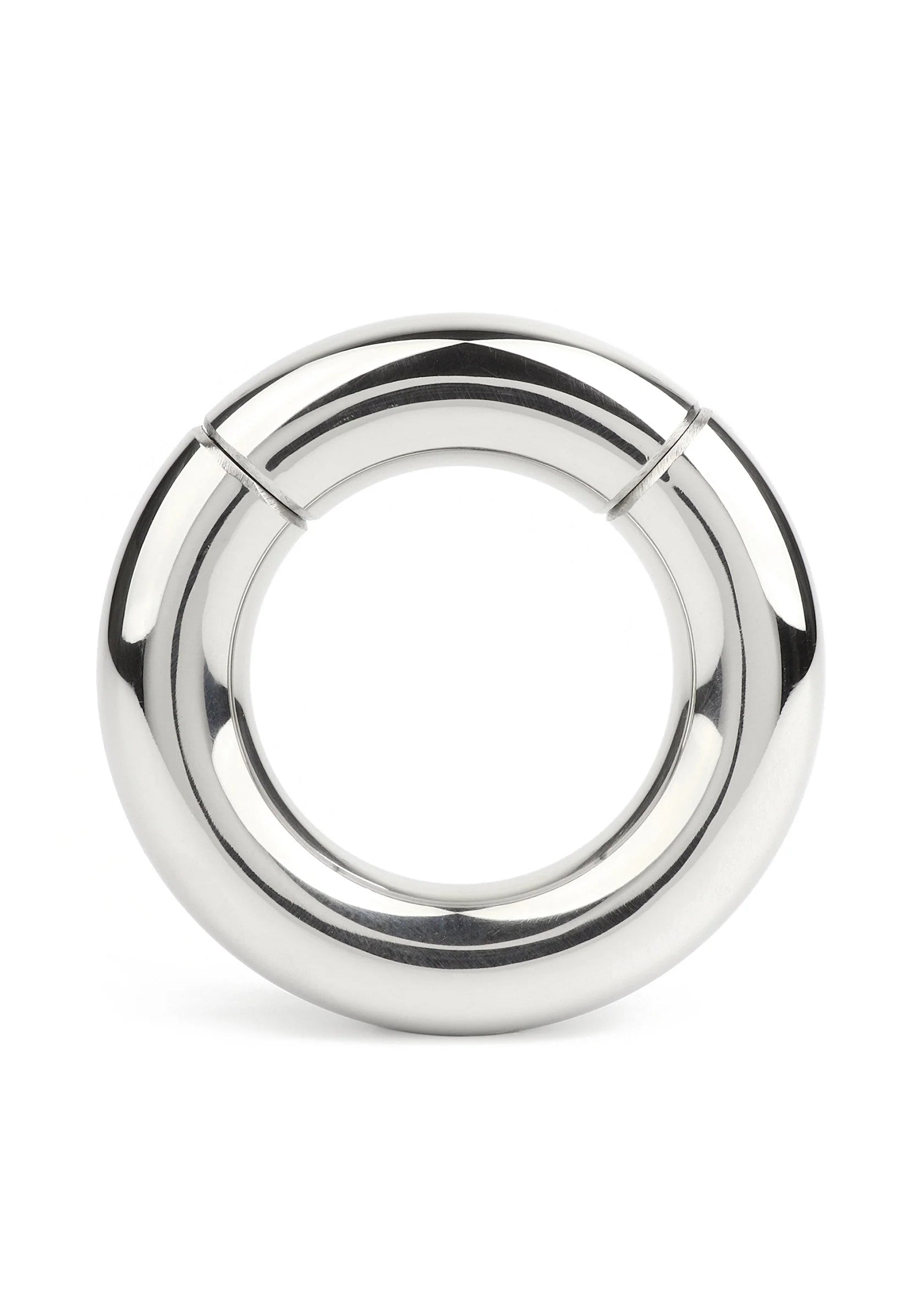 Verchroomde metalen gewichtsring (42 mm) met open U-vorm