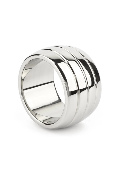 Beste vandaag nog: Oval Barrel C - Ring 40mm by Mr. Steel - bij Happytoys Sexshop: Toys for Feeling Happy & Easy 😊 - Default Title - 38209 - SILVER