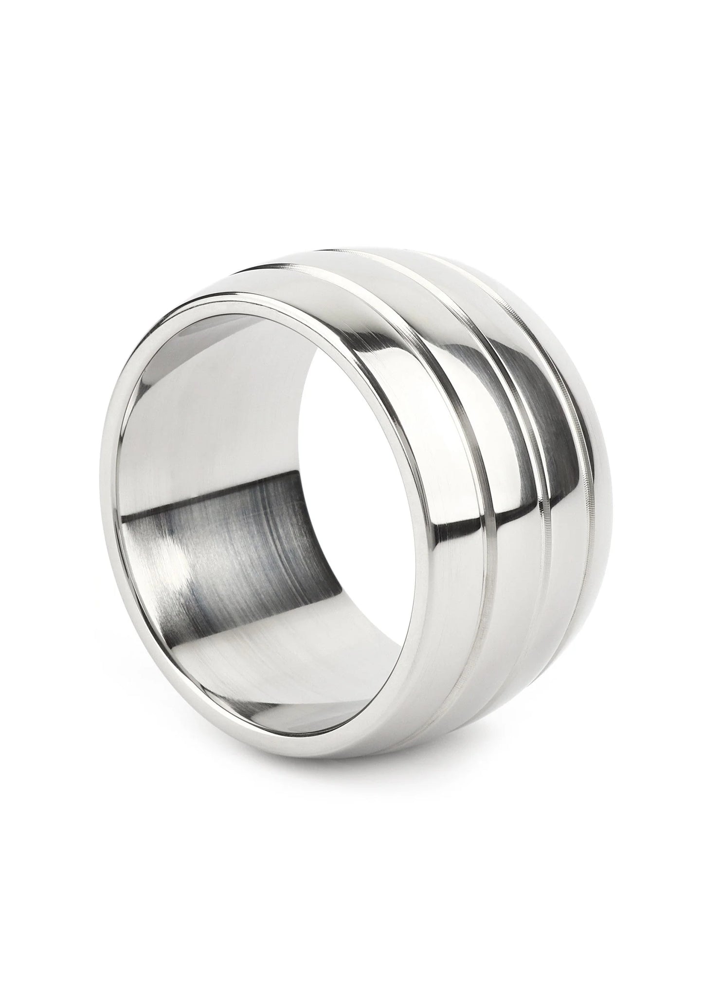 Beste vandaag nog: Oval Barrel C - Ring 45mm by Mr Steel - bij Happytoys Sexshop: Toys for Feeling Happy & Easy 😊 - Default Title - 38210 - SILVER