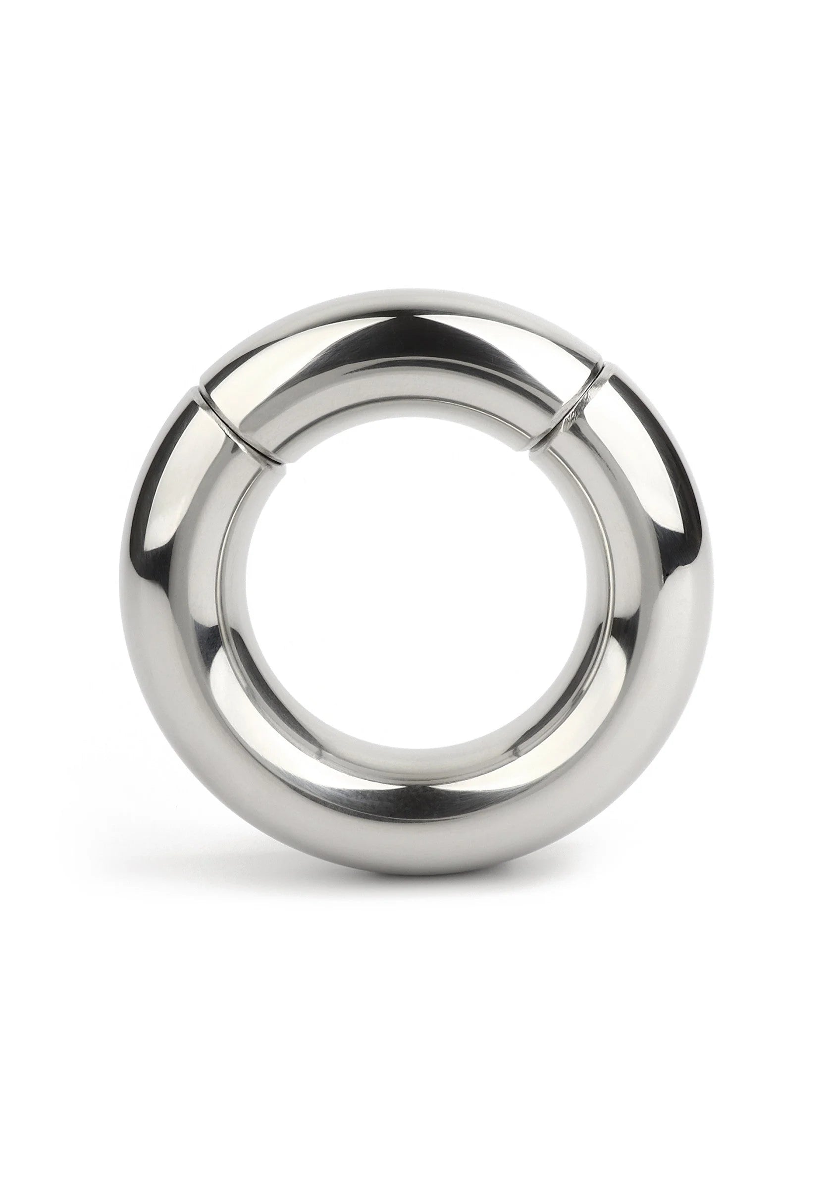 Beste vandaag nog: Click Klak DoNut C - Ring 40mm by Mr. Steel - bij Happytoys Sexshop: online sex shop for Feeling Happy & Easy 😊 - Default Title - 38236 - SILVER