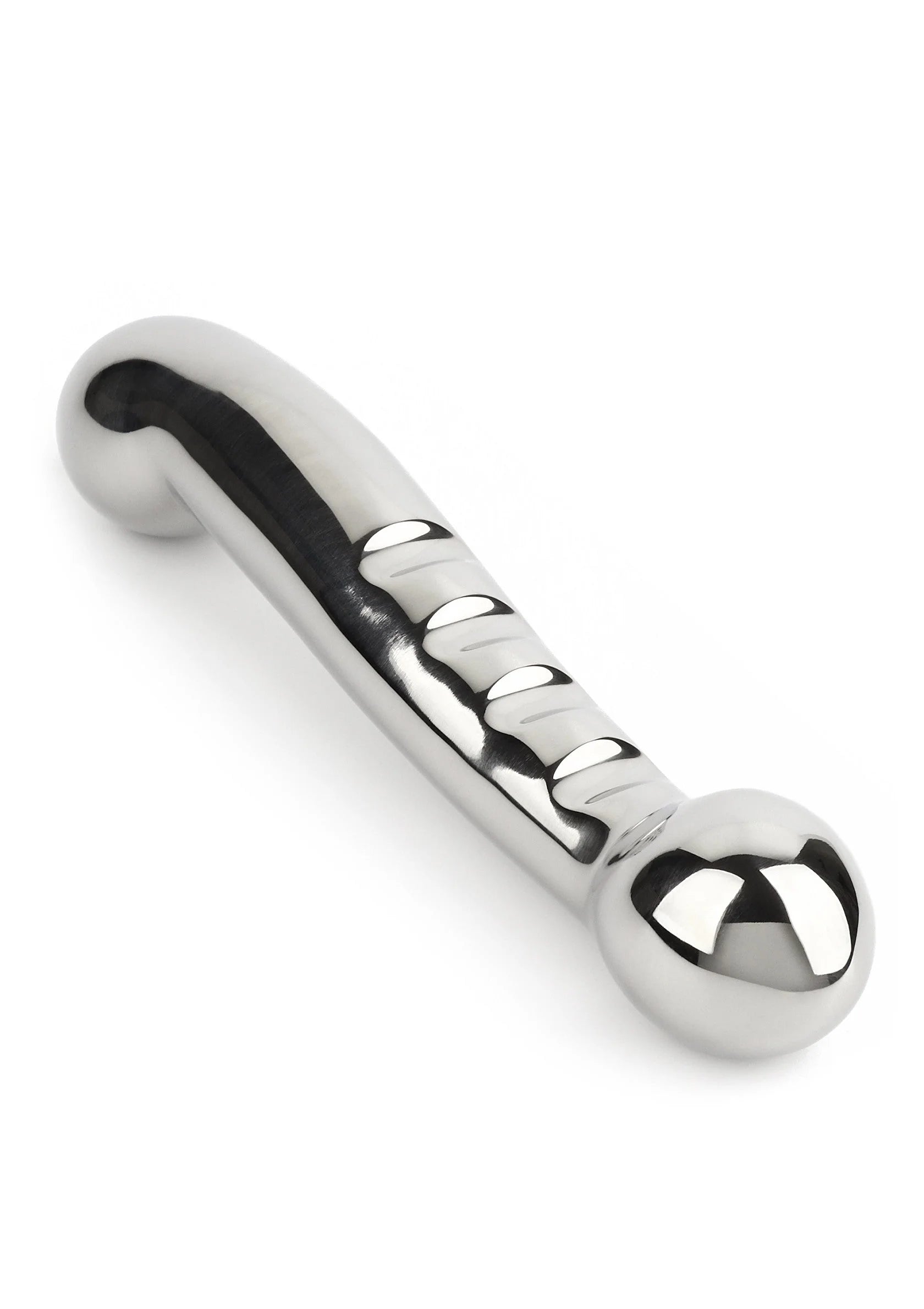 Bestel: Elegant Eleven Dildo 17,5cm by Mr. Steel - bij Happytoys: de erotische sex webshop | liever Happy dan Easy ⭐⭐⭐⭐⭐ - Default Title - 38313 - SILVER