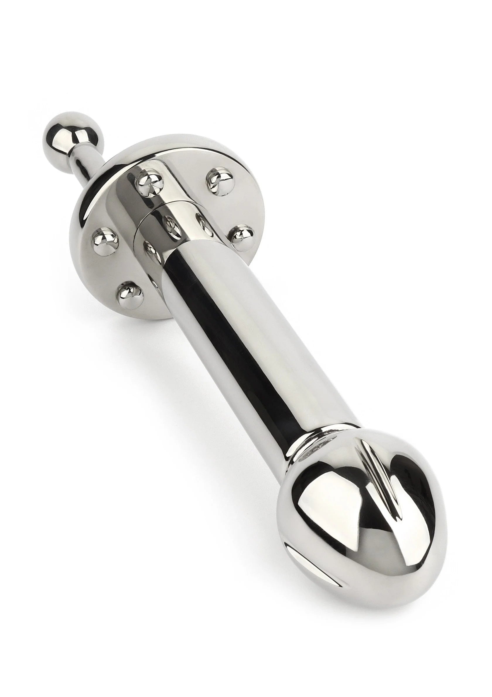 Beste vandaag nog: Reamer Dildo Rotator by Mr. Steel - bij Happytoys Sexshop: online sex shop for Feeling Happy & Easy 😊 - Default Title - 38315 - SILVER