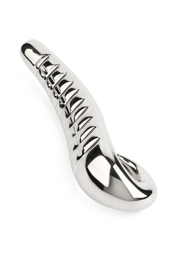 Beste vandaag nog: Devil's Tongue Dildo by Mr. Steel - bij Happytoys Sexshop: online sex shop for Feeling Happy & Easy 😊 - Silver - 38319 - SILVER