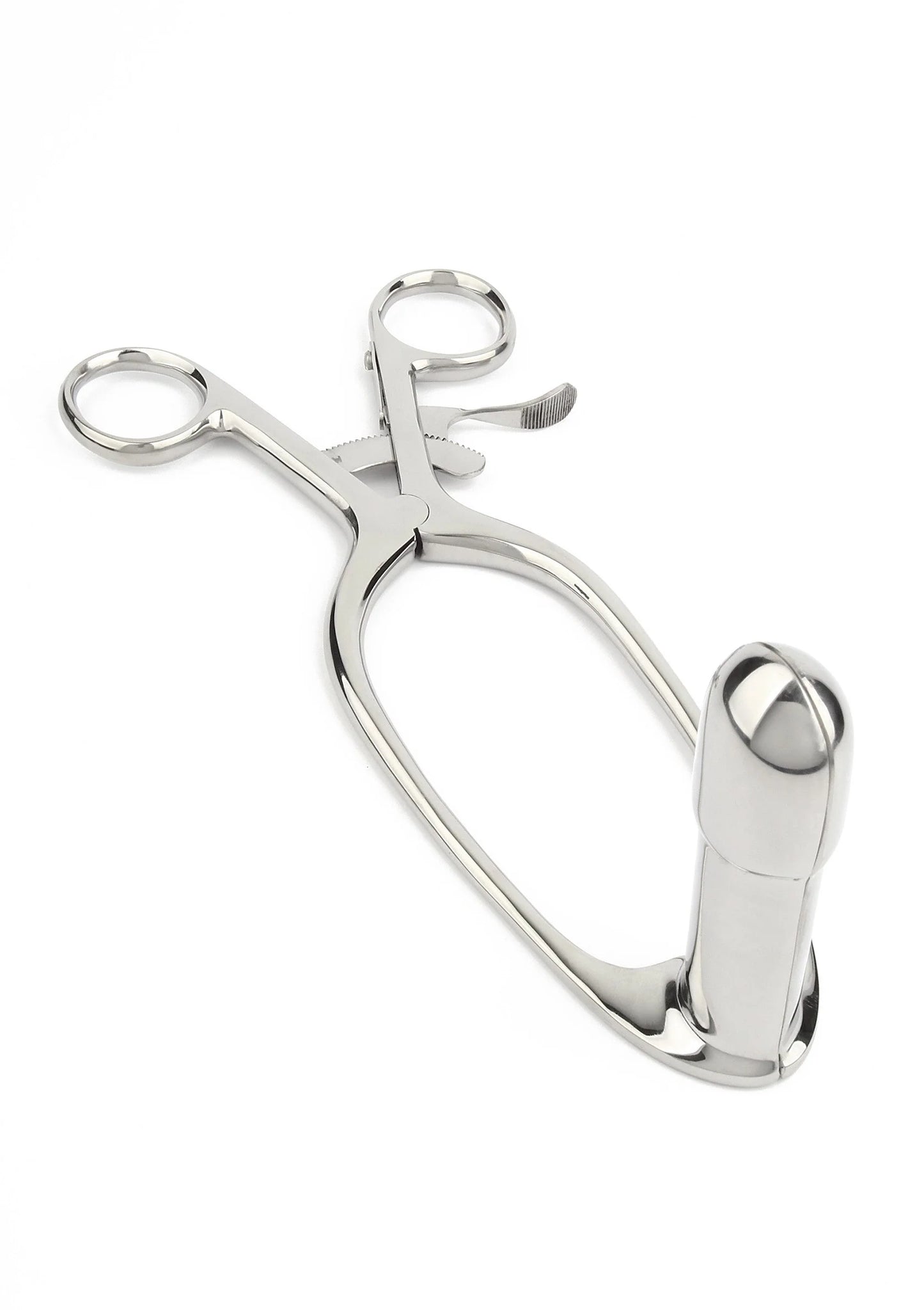 Beste vandaag nog: Barr Rectal Speculum Large by Mr. Steel - bij Happytoys Sexshop: Toys for Feeling Happy & Easy 😊 - Default Title - 38361 - SILVER