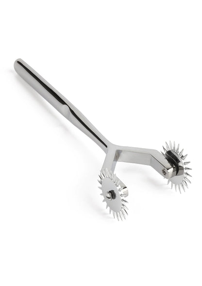 Bestel: Twin Wartenberg Pinwheel - bij Happytoys: de erotische sex webshop | liever Happy dan Easy ⭐⭐⭐⭐⭐ - Default Title - 38375 - SILVER
